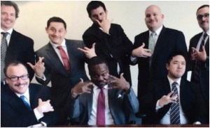 Everybody loves a bunch of corporate dudes in suits getting their thizzang on with some gangsta shit. 