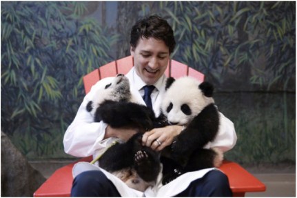 Trudeau and Pandas
